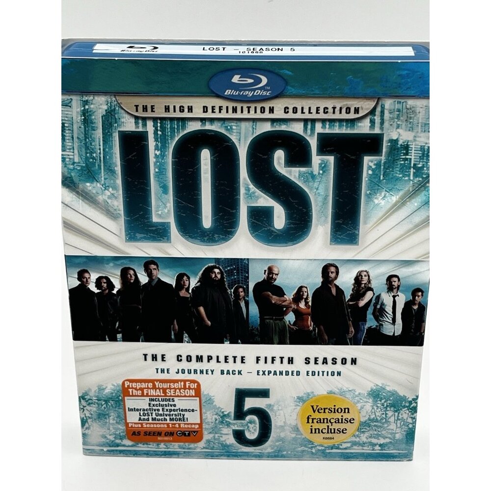 Lost The Complete Fifth 5th Season Blu-Ray The Journey Back Expanded w/ Slipcase
